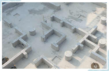 地中梁方式による一体打ちベタ基礎